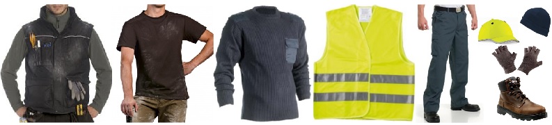 Vêtements professionnels de chantier